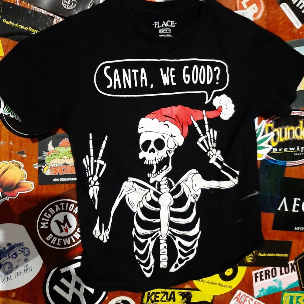 Santa We Good? Peace out t-shirt